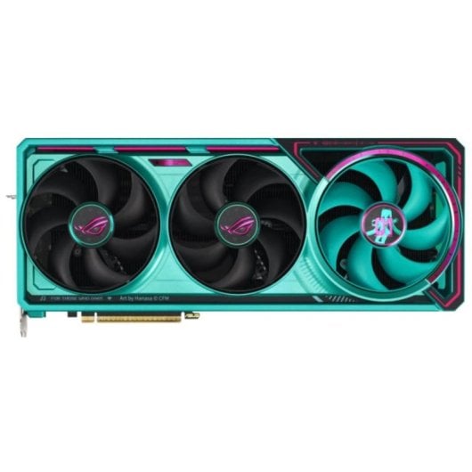 Tarjeta Gráfica ASUS ROG Astral RTX 5080 16GB GDDR7 OC Hatsune Miku Reflex 2 RTX AI DLSS4