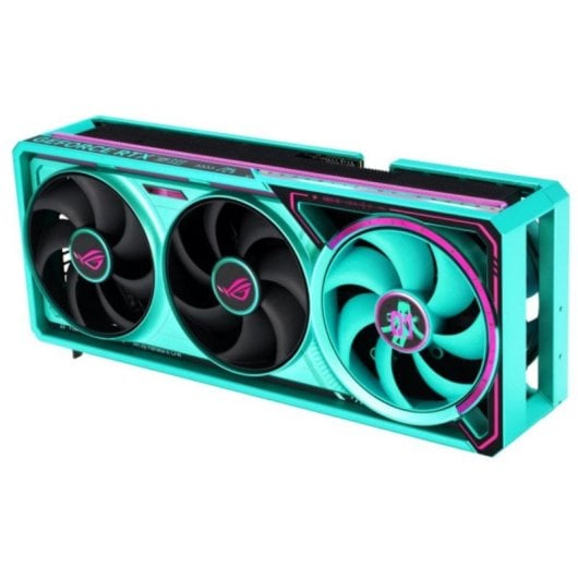 Tarjeta Gráfica ASUS ROG Astral RTX 5080 16GB GDDR7 OC Hatsune Miku Reflex 2 RTX AI DLSS4