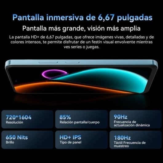 Blackview COLOR 6 4G 8GB 128GB 6.67" Blau