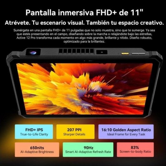 Tablet Blackview Active 12 Pro WiFi + 5G 11" 16GB 1TB Preto