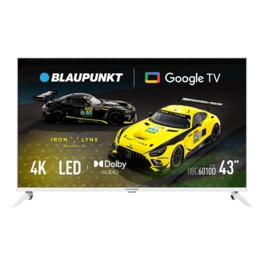 Blaupunkt LED 43UBG6010S 43" 4K UltraHD Smart TV Google TV HDR Branca