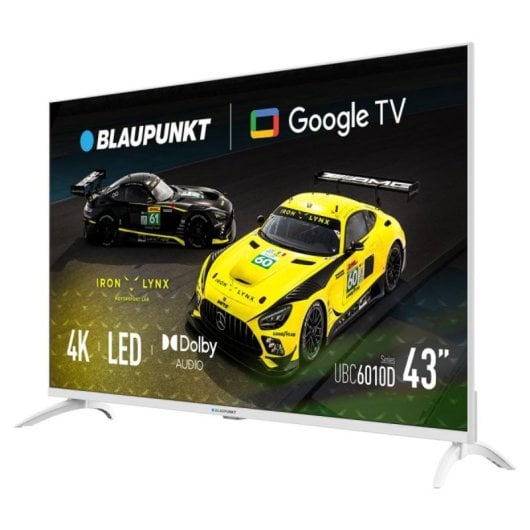 Blaupunkt LED 43UBG6010S 43" 4K UltraHD Smart TV Google TV HDR Branca