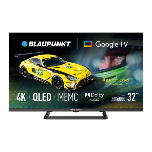 TV Blaupunkt VA 32QBG6000S 32" Full HD Google TV Dolby Audio Chromecast Bluetooth