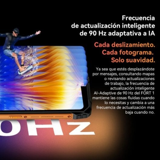 Smartphone Blackview FORT 1 4GB 128GB 6.56" IPS HD+ 11000mAh NFC Resistente Android 15 Naranja