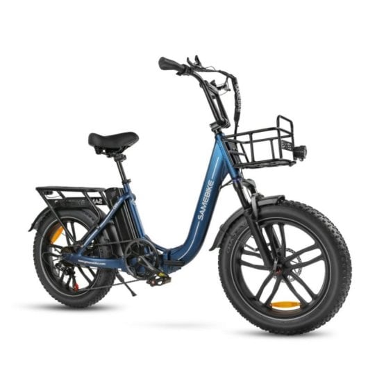 Bicicleta eléctrica SAMEBIKE C05 Pro 500 W 36V 13Ah Plegable Suspensión Doble 20x4"