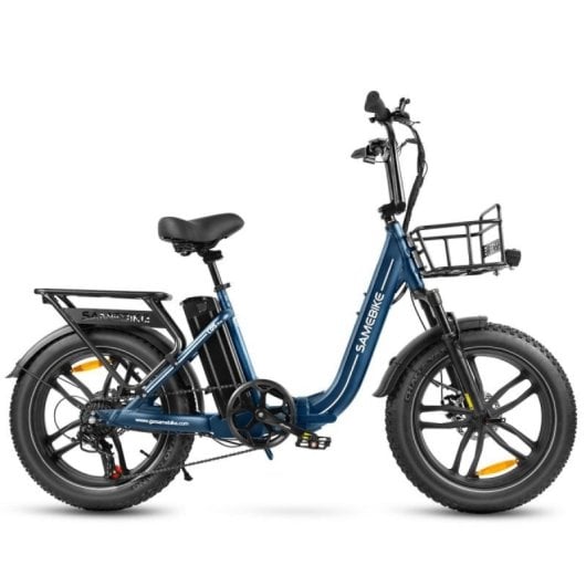 Bicicleta eléctrica SAMEBIKE C05 Pro 500 W 36V 13Ah Plegable Suspensión Doble 20x4"