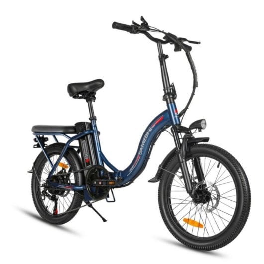 Bicicleta eléctrica SAMEBIKE CY20 Motor 350W, batería 36V 12Ah, plegable, suspensión y frenos de disco