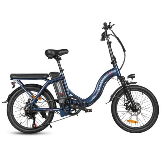 Bicicleta eléctrica SAMEBIKE CY20 Motor 350W, batería 36V 12Ah, plegable, suspensión y frenos de disco