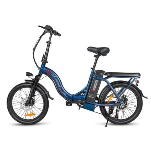 Bicicleta eléctrica SAMEBIKE CY20 Motor 350W, batería 36V 12Ah, plegable, suspensión y frenos de disco