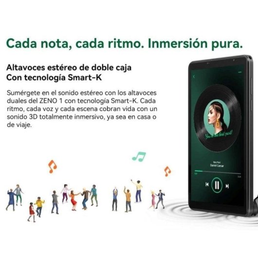 Tablet Blackview Zeno 1 WiFi + 4G 8" 4GB 64GB Naranja