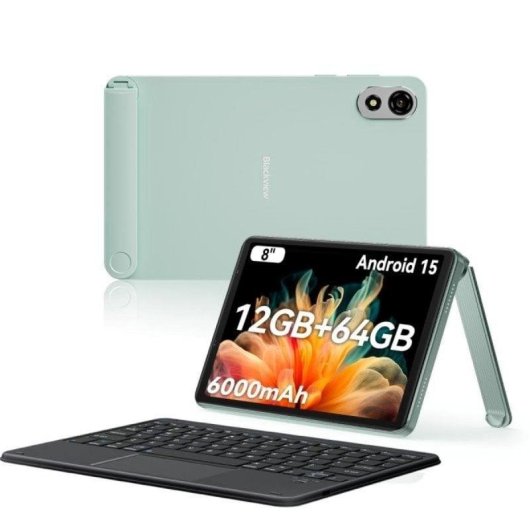Tablet Blackview Zeno 1 WiFi + 4G 8" 4GB 64GB Verde con Teclado
