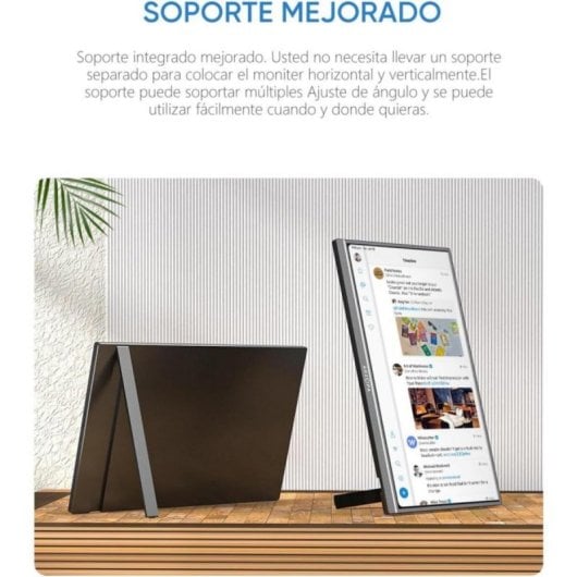 ARZOPA AR-A1M-P Monitor Ultra-fino Portátil 17.3" FullHD 1080P 60Hz IPS HDR Altifalantes