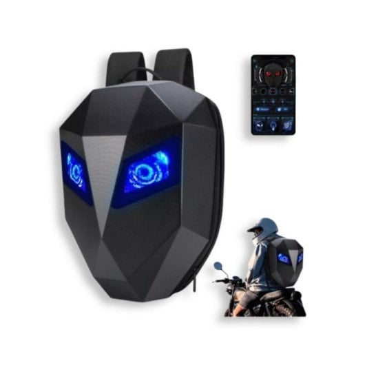 Mochila LED Rider Impermeable 18-30L Panel LED Seguridad Resistente Portátil 15,6"