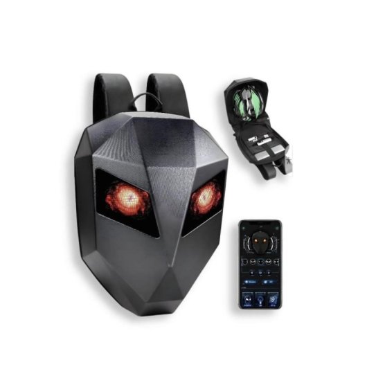 Mochila LED Rider Impermeable 18-30L Panel LED Seguridad Resistente Portátil 15,6"