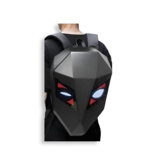 Mochila LED Rider Impermeable 18-30L Panel LED Seguridad Resistente Portátil 15,6"
