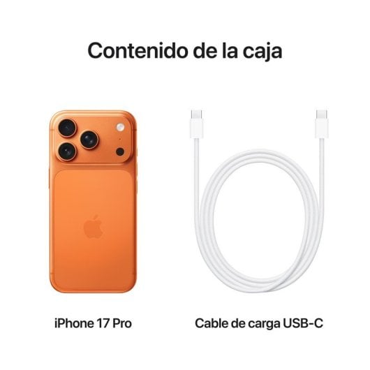 Apple iPhone 17 Pro 256GB Naranja Cósmico