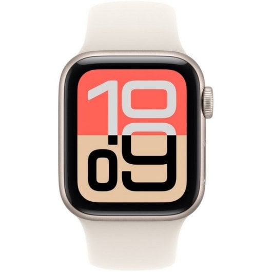 Apple Watch SE 3 GPS 40 mm, boîtier en aluminium Starburst avec bracelet sport Starburst M/L