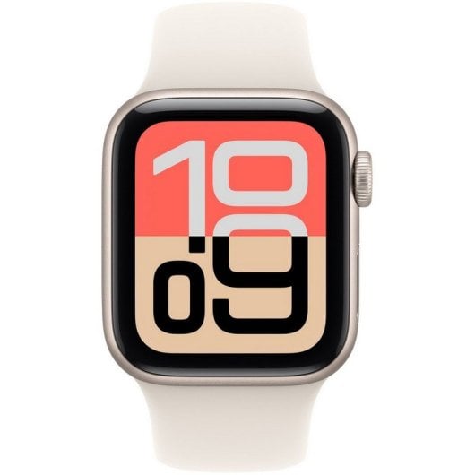 Apple Watch SE 3 GPS + Cellular 40 mm Bracelet sport en aluminium blanc étoilé S/M