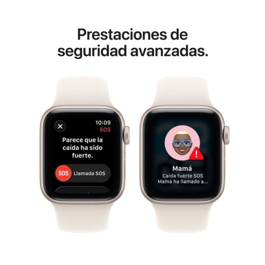 Apple Watch SE 3 GPS + Cellular 40 mm Bracelet sport en aluminium blanc étoilé M/L