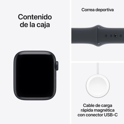 Apple Watch SE 3 GPS + Cellular 40 mm Alluminio Midnight con cinturino Midnight Sport S/M