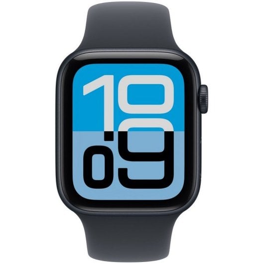 Apple Watch SE 3 GPS + Cellular 44 mm Aluminium Minuit avec Bracelet Sport Minuit M/L