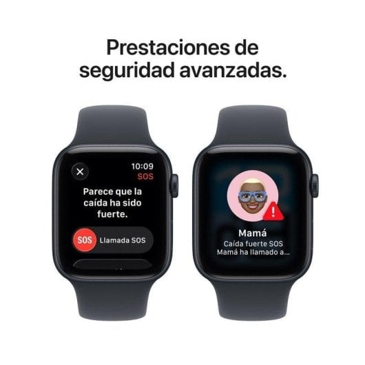 Apple Watch SE 3 GPS + Cellular 44mm OLED Midnight M/L Resistente all’acqua, Monitor Sonno, SOS