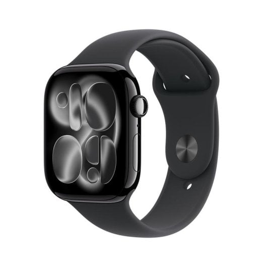 Apple Watch Series 11 GPS NFC 46mm Retina OLED Schwarz S/M Wasserdicht IP6X SpO2 Puls Schlaf