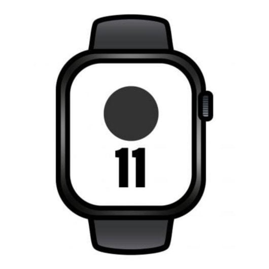 Apple Watch Series 11 GPS NFC 46mm Retina OLED Nero M/L Resistente all’Acqua IP6X SpO2