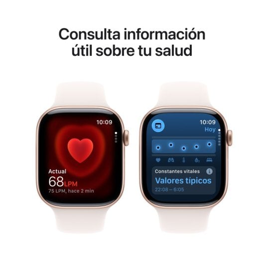 Apple Watch Series 11 GPS 46mm Caja de Aluminio Oro Rosa con Correa Deportiva Rosa Rubor M/L Reacondicionado