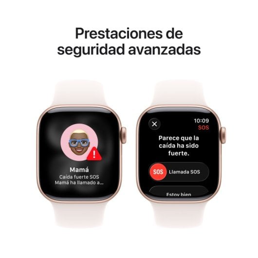 Apple Watch Series 11 GPS + Cellular 42mm Caja Aluminio Oro Rosa con Correa Deportiva Rosa Rubor M/L Reacondicionado
