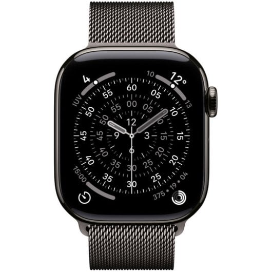 Apple Watch Series 11 GPS + Cellular 42mm Caja de Titanio Pizarra con Pulsera Milanese Loop Pizarra