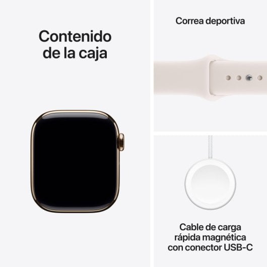 Apple Watch Series 11 GPS + Cellular 42mm OLED Titan Gold Rosa M/L IP6X SpO2 Puls-Monitor