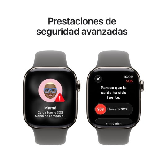 Apple Watch Series 11 GPS + Cellular 46mm OLED Titanio Natural Cinzento M/L 5G IP6X SpO2 Pulsómetro Sono SOS