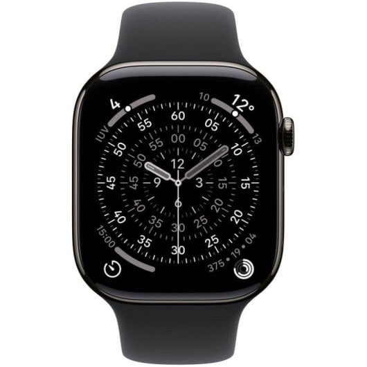 Apple Watch Series 11 GPS + Cellular 5G 46mm Retina OLED Titanio Nero M/L IP6X SpO2 Cardio Sonno SOS