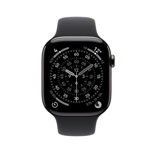 Apple Watch Series 11 GPS + Cellular 5G 46mm Retina OLED Titanio Nero M/L IP6X SpO2 Cardio Sonno SOS