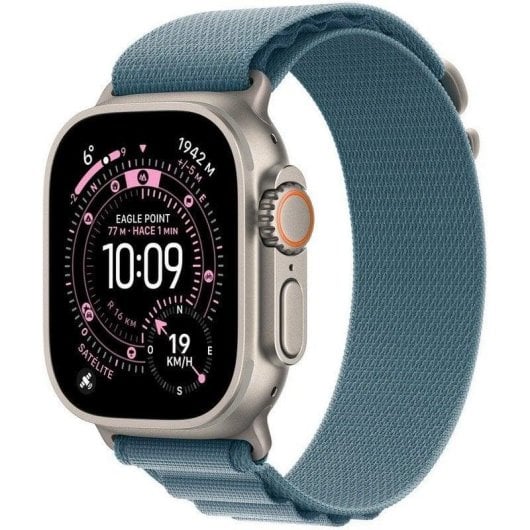 Apple Watch Ultra 3 GPS + Cellular 49mm OLED Titan Blau S Wasserdicht IP6X SpO2 Herzfrequenz Schlafmonitor SOS
