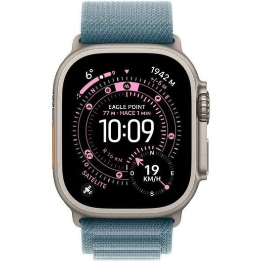 Apple Watch Ultra 3 GPS + Cellular 49mm OLED Titan Blau S Wasserdicht IP6X SpO2 Herzfrequenz Schlafmonitor SOS
