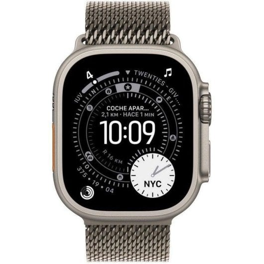 Apple Watch Ultra 3 GPS + Cellular 49mm OLED Titanio Naturale L Resistente Acqua IP6X SpO2 Pulsometro