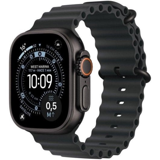 Apple Watch Ultra 3 GPS + Cellular 49mm OLED Titanio Nero Resistente all’Acqua 10ATM+IP6X