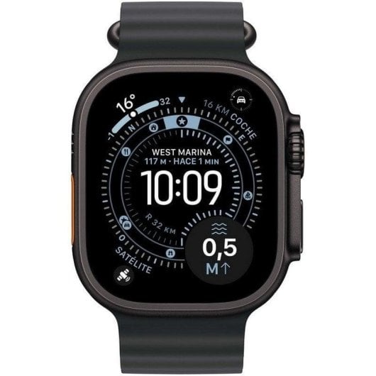 Apple Watch Ultra 3 GPS + Cellular 49mm OLED Titanio Nero Resistente all’Acqua 10ATM+IP6X