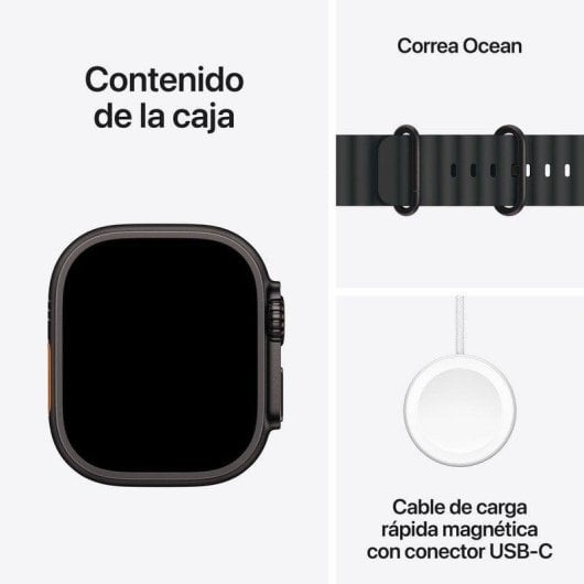Apple Watch Ultra 3 GPS + Cellular 49mm OLED Titanio Nero Resistente all’Acqua 10ATM+IP6X
