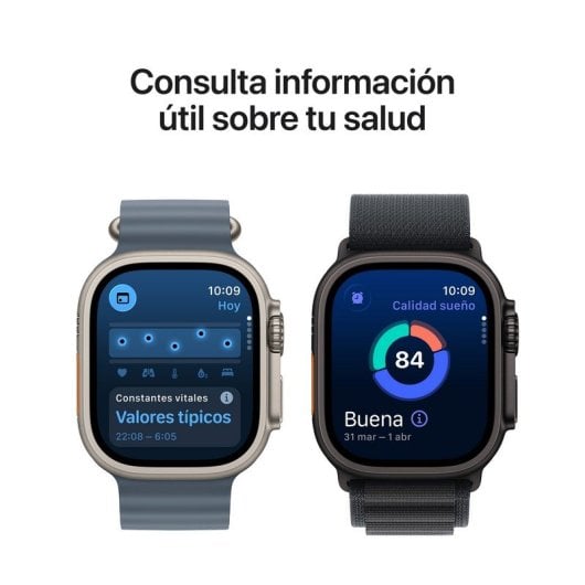 Apple Watch Ultra 3 GPS + Cellular 49 mm con cassa in titanio nero e cinturino Trail Loop nero/antracite M/L