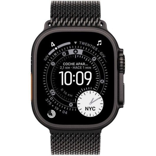 Apple Watch Ultra 3 GPS + Cellular 49mm Retina OLED Preto S 5G NFC Resistente à Água 10ATM IP6X SpO2 Pulsómetro