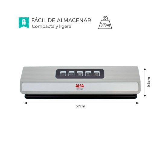 Envasadora Portátil Con Batería Vac&go Alfa