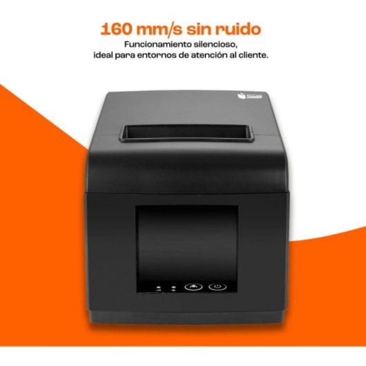 Impressora Térmica 80mm USB LAN Impressão Rápida Compacta QR Barcodes