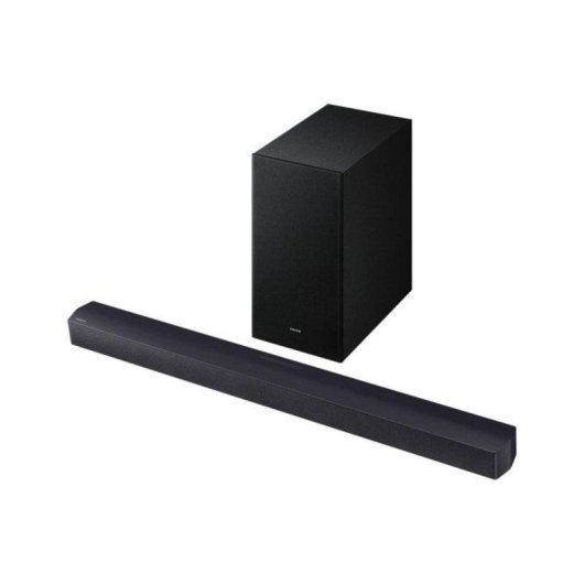 Barra de Som Samsung HW-B46CF 2.1 Bluetooth HDMI Subwoofer Sem Fios Dolby Digital Preta