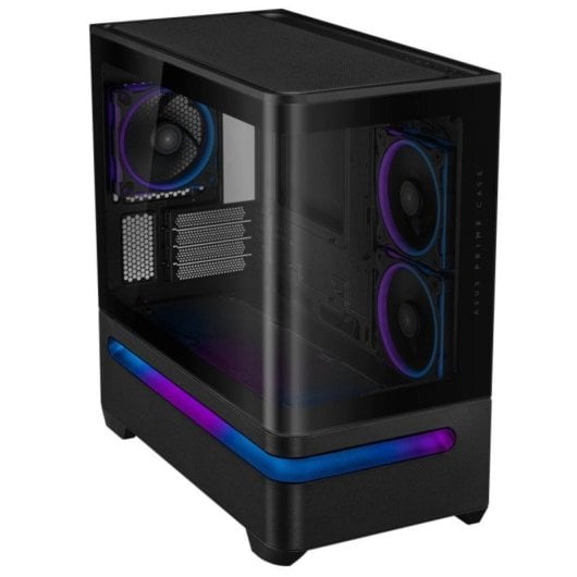 Caja Semitorre ASUS PRIME AP202 ARGB Negro Cristal Templado Micro ATX/Mini-ITX