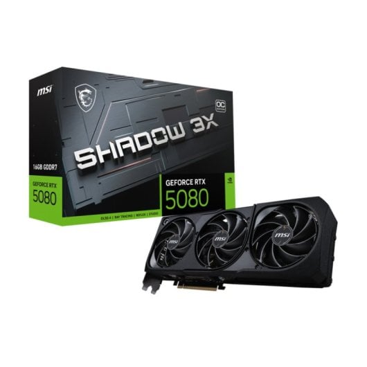 MSI GeForce RTX 5080 16G SHADOW 3X OC 16 GB GDDR7 Reflex 2 RTX AI DLSS4