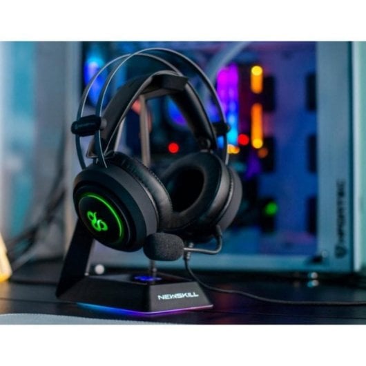 Kopfhörer Newskill Drakain V2 Kabelgebunden Multiplattform Gaming RGB Schwarz