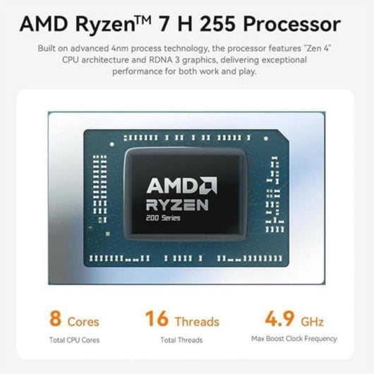 PC Sobremesa Beelink SER9 AMD Ryzen 7 H255 32GB 1TB SSD Radeon 780M Windows 11 Pro